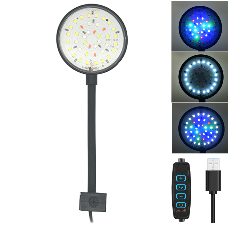 USB 水族館 LED ランプ水槽ライト装飾水生植物複数のモ - Aquarium Planted Tank Light のレビューと価格