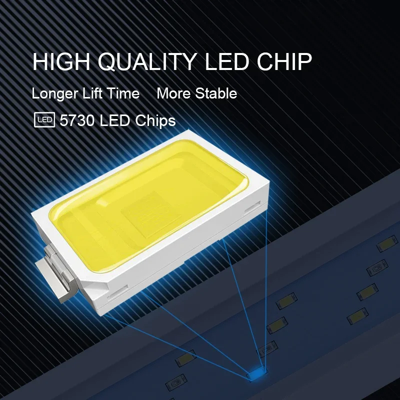 18-75 センチメートルスーパースリム LED 水族館照明 - Aquarium Planted Tank Light のレビューと価格