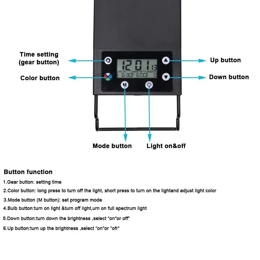 防水68-ip68 LED水族館ライト,植物成長ランプ付きの - Aquarium Plant Growth のレビューと価格