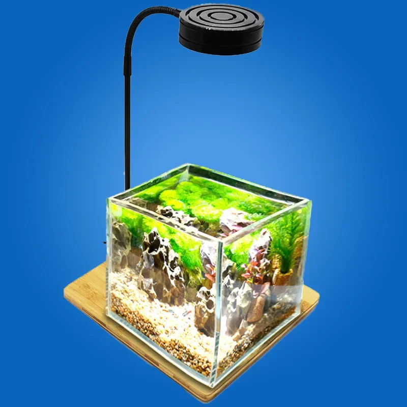 竹板付きミニLED水族館ライト、淡水植物水槽ライト、植物の成 - Aquarium Plant Growth のレビューと価格