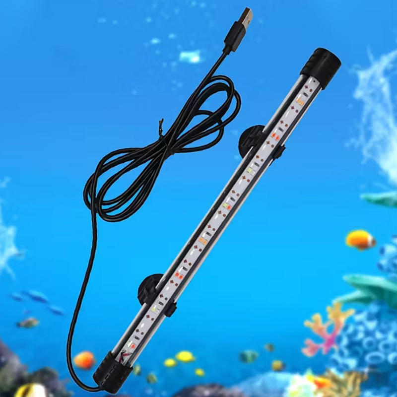 17-47 センチメートル USB プラグ水族館ライト LE - Aquarium Planted Tank Light のレビューと価格