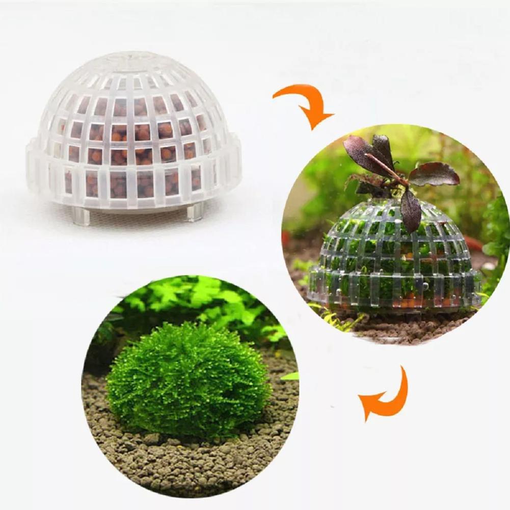 1pc 水生ペット用品装飾水族館苔ボール生植物フィルタージャ - Aquarium Planted Tank Substrate のレビューと価格