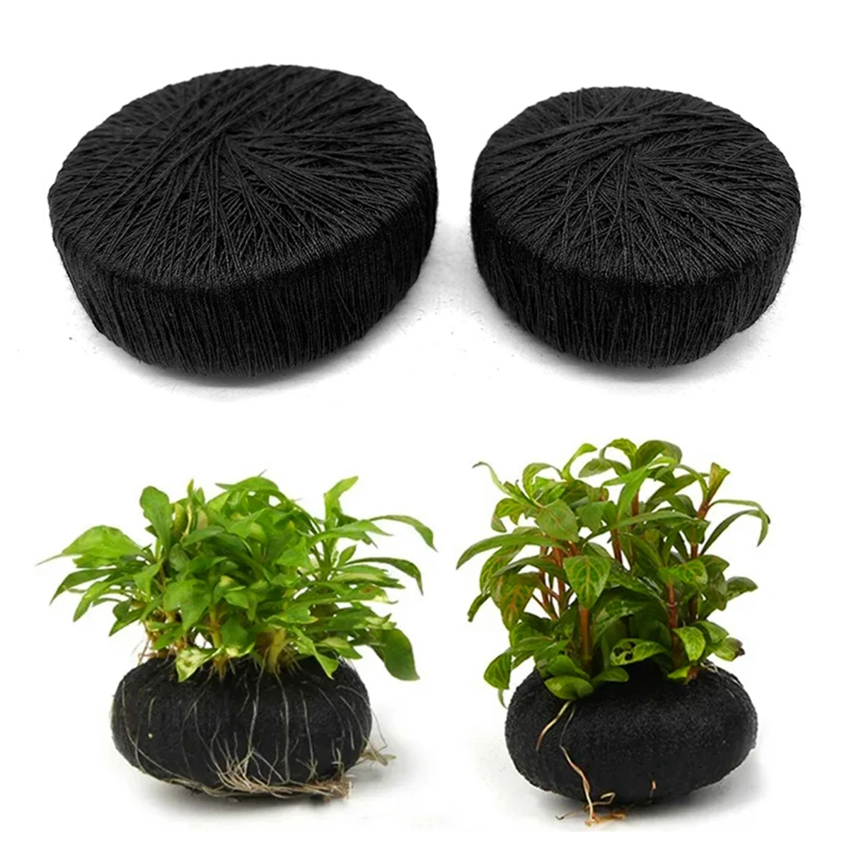 黒い水槽の装飾,水生植物の根のための水生草の植え付け,栽培, - Aquarium Planted Tank Substrate のレビューと価格
